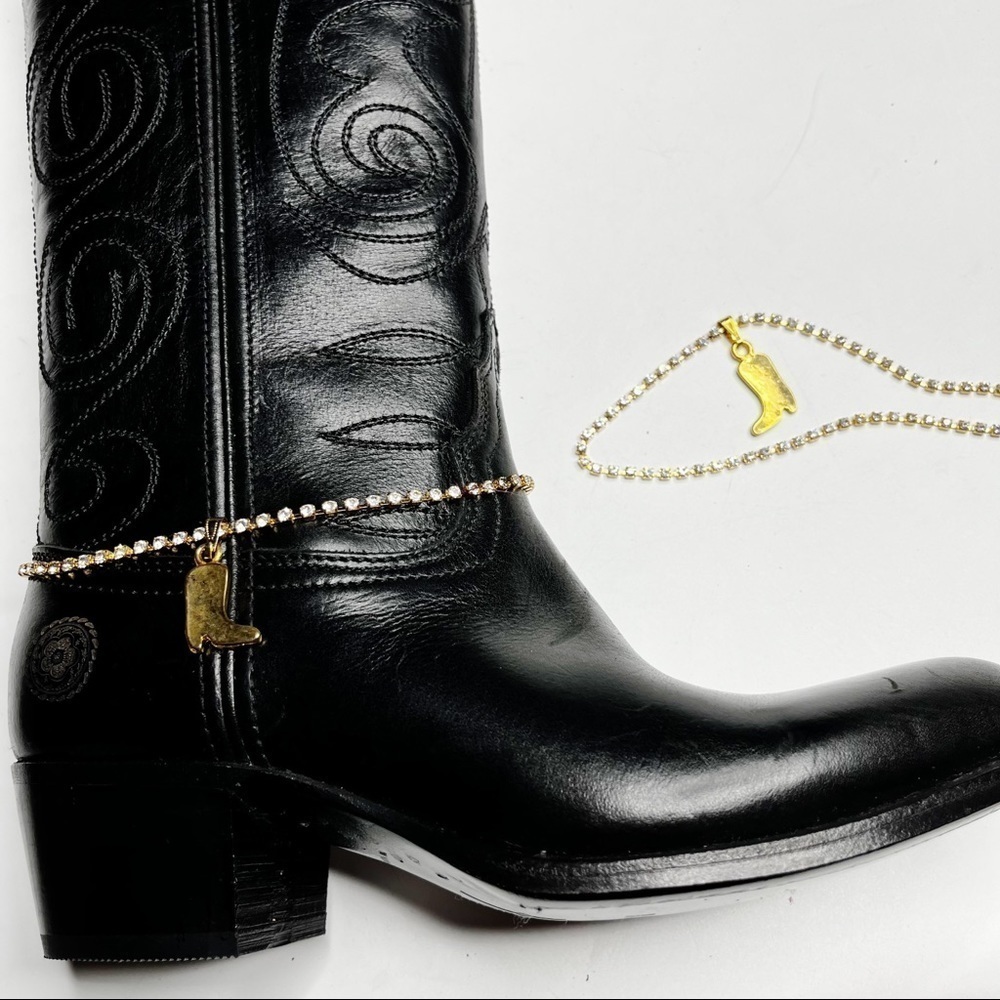 Western Boot Chain with Boot Charm